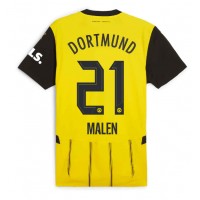 Borussia Dortmund Donyell Malen #21 Replica Home Shirt 2024-25 Short Sleeve